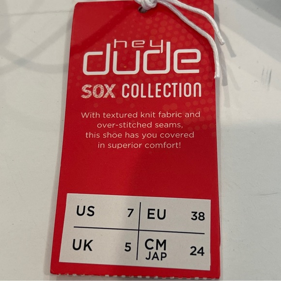 NWT Hey Dude Peggy Flag Slide Sandals Women's Size 7 NEW - Picture 5 of 16